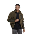 Men's Fleece Jacket with Stand Collar - Autumn/Winter Fashion - Uzzora